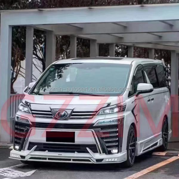 Car Bodykit Lips de pare-chocs avant et arrière Pour Toyota Alphard 2015-2018