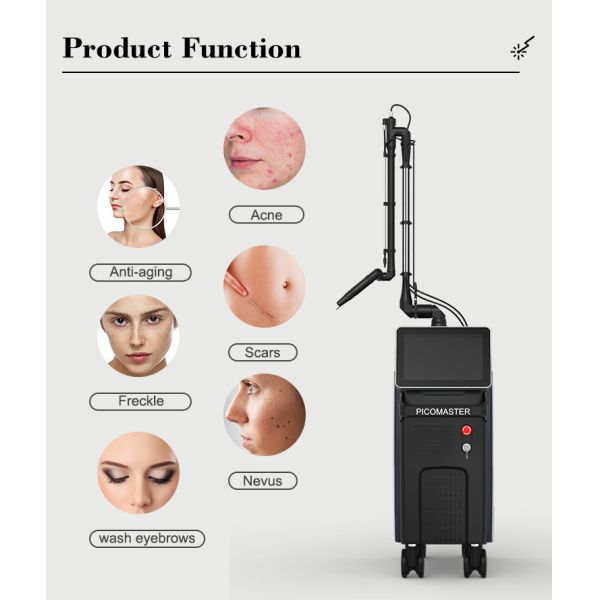 CE Approved Picosecond Laser Tattoo Removal Machine Eyebrow Pigment Removal