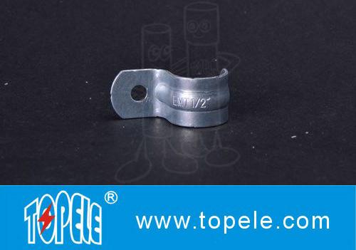 Zinc Plated Steel EMT Conduit And Fittings With One-hole Clip / EMT Conduit Strap