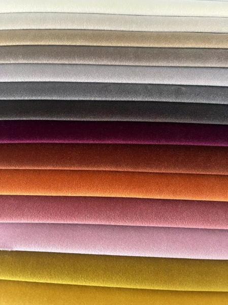 Water Resistant 400gsm Luxury Velvet Curtain Fabric Luxury Upholstery Fabric