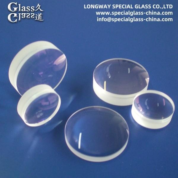 Fused Silica Optical Glass Bi Convex Glass Lens For Photography Or Magnifier