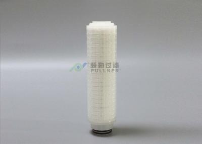 élément plissé de grande viscosité de cartouche filtrante de polyester de 0.3μM  Microporous