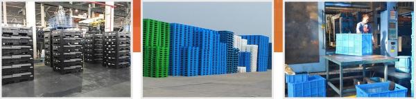 Light weight one time plastic pallets for transport and storage, Heavy duty cross bottom plastic pallet with 6 runners
