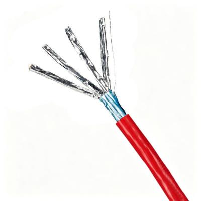 CAT6A FFTP Shielded LAN Cable 10Gbps 550MHz 23AWG Solid Copper for High-Speed Networking