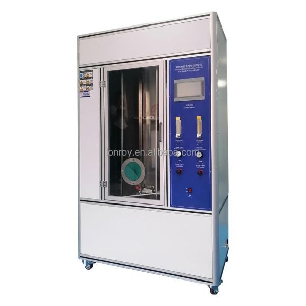 EN 50265 IEC 60332 Touch Screen Single Wire Vertical Combustion Testing Machine Single Cables Combustion Resistance Tester