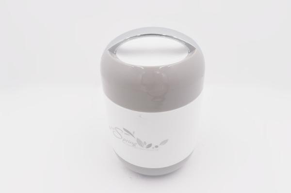 1L Hot sale double lid vacuum food box with spoon stainless steel insulated food jar
