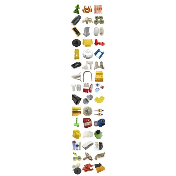 Molde de inyección de plástico de colores personalizados para maquinaria de la planta de fabricación de juguetes de plástico