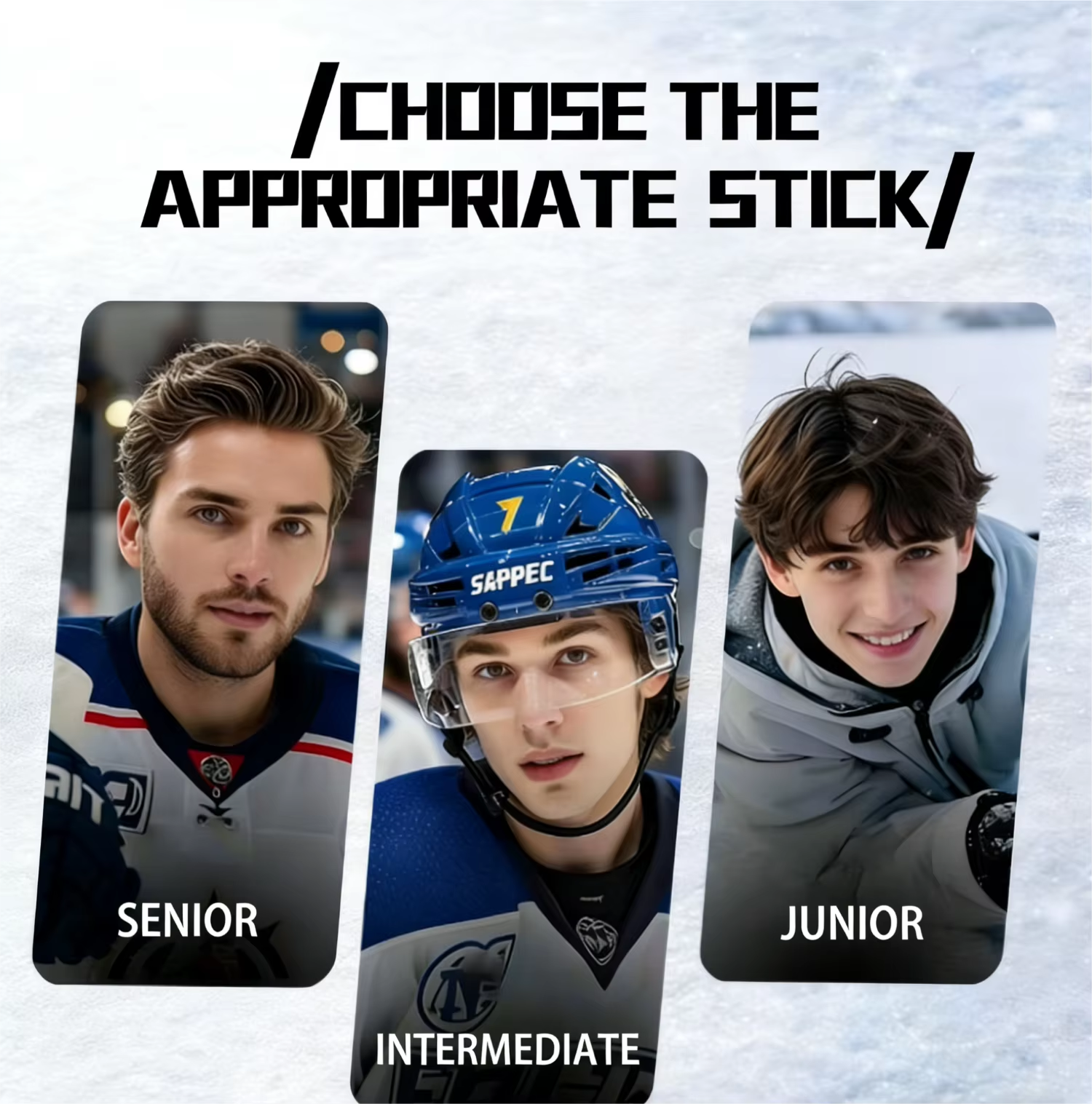 Carbon Fiber Ice Hockey Stick with Low Kick Point for Competition Standards