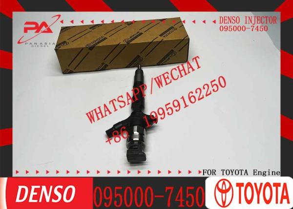 1KD Boquilla de inyección 095000-7450 Inyector de tren común 095000 7450 0950007450 para Toyota Hiace Dyna 3.0 d