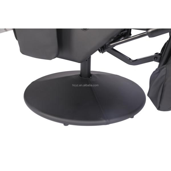 Luxury Black/Blue Racing Style Gaming Sofa with Cup Holder LED Lighting and Footrest