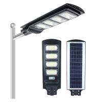 parque de estacionamento exterior posto solar das luzes de rua 60watt do diodo emissor de luz 170lm/w 90watt 200watt com lítio inerente Ion Battery