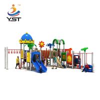 Arrière-cour de terrain de jeu du jardin des enfants extérieurs commerciaux colorés de glissière