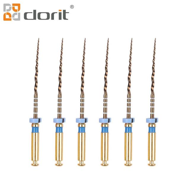 файлы 25mm Dorit Эндоdontic надеются золотая активация синего накала F3