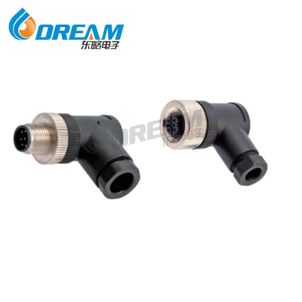 DREAM START Plastic M12 Straight 2 3 4 5 8 Pins Screw Locking Assembly Connector Female Male Circular Electrical Cable Connector