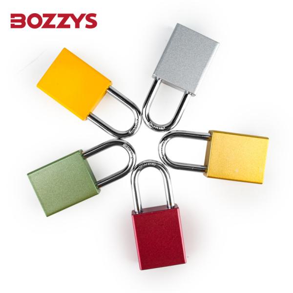 38mm Shackle Anodized Safety Padlock Lockout With Master Key Retaining