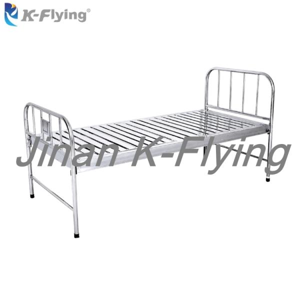 Anti Rust Stainless Steel Stable Flat Hospital Nursing Bed