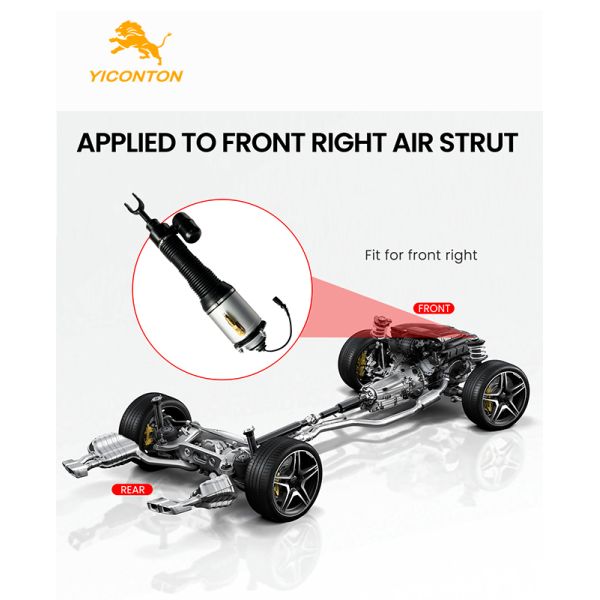 3W8616040K is suitable for Bentley Continental/Flyer/Volkswagen Phaeton air suspension struts.
