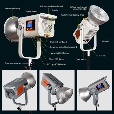 Yidoblo 300W Soft Led Video Light Photo Studio Lamp Professional Studio Light Led Film Lighting ZR-300BI