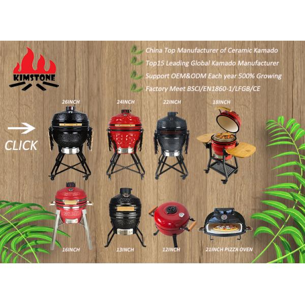 KIMSTONE 2023 Kamado Ceramic Grill with Trolley 21 Inch Egg Shaped Barbecue Kanka Grill Bbq Kamado Bono