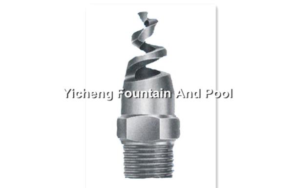 Spiral Fog Type Pool Fog Machine , Stainless Steel Water Spray Fountain Nozzle
