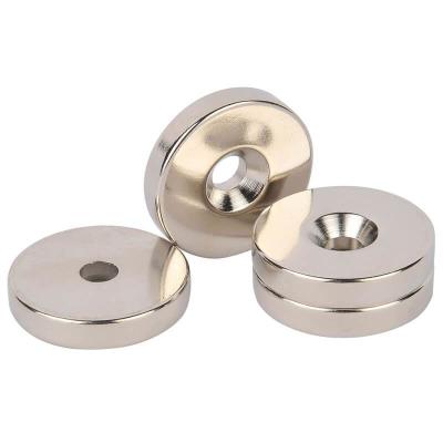 N42 Neodymium Magnets Neodymium Countersunk Ring Magnet ISO9001 Certified