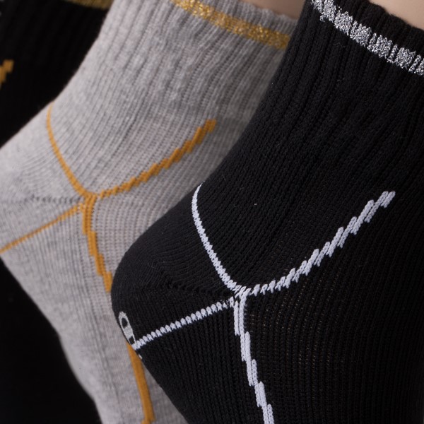 Organic Cotton Under Armour Black Ankle Socks For Men / Women