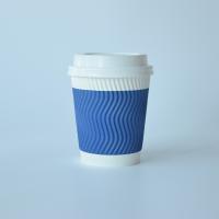 Coupe de papier murale ondulée de qualité alimentaire 22 oz Coupes jetables de marque ODM Eco Friendly