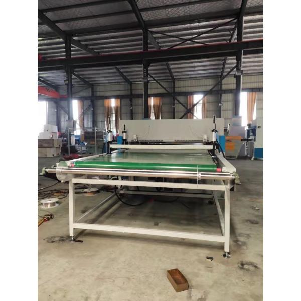 Conveyor Belt Hydraulic Cutting Press Machine With Double Feeding System