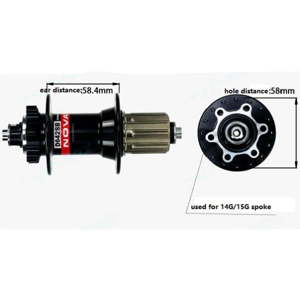 Novatec  Hubs D041SB&D042SB Disc Brake MTB  Alimunum&Steel Material24/28/32/36h Red Black White Silver Blue Gold Colors
