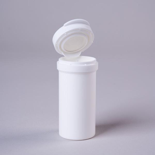 Matériau de collier en PP Comprimés comprimés comprimés vides Effervescent comprimé récipient tube avec couvercle