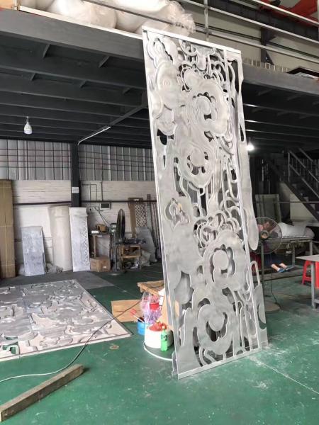 Metal Aluminum Engraving Screen Panel Laser Cutting Facade Panel Home Decoration