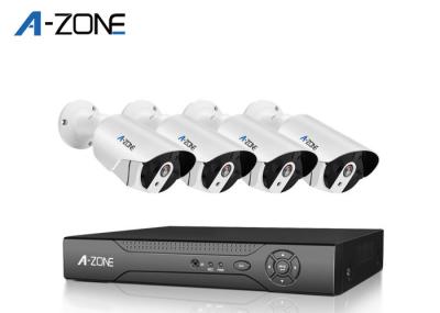 4 Channel Nvr HD 2MP Ip Camera Kit Outdoor For Home Security Smart Phone