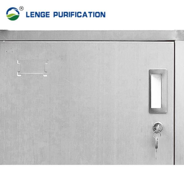 Six Door Stainless Steel Furnishing Sloping Top Stainless Steel Cabinet With Lock