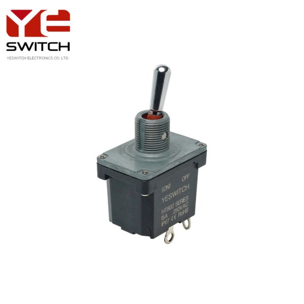 Waterproof IP68 Rating double pole Industrial toggle switch for medical instrument