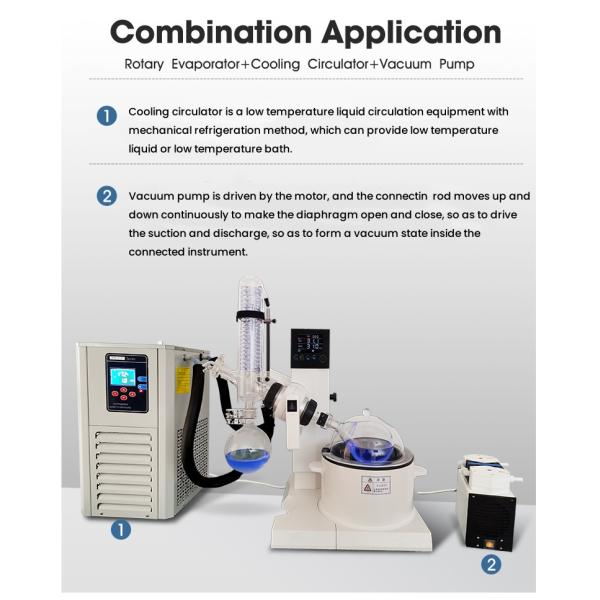 2L 3L 5L лабораторное химическое вращающееся испаряющее оборудование вакуумный вращающийся испаритель для лаборатории