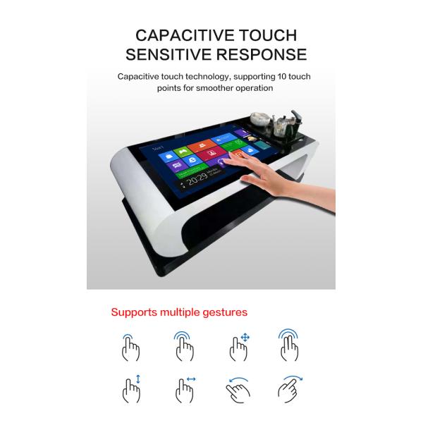 Mesa de centro capacitiva esperta de Smart Touch Table do fabricante com a tabela da tevê do tela táctil