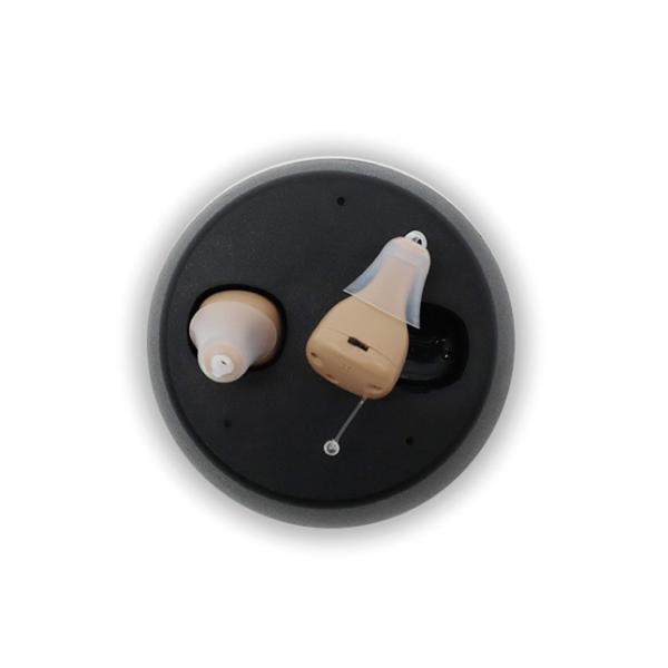 CIC Ear Device For Deaf Invisible Hearing Aids Red And Blue