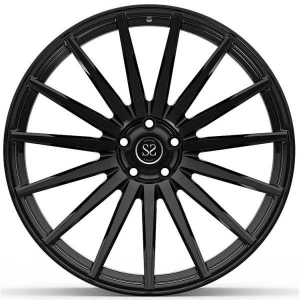 22x9.5 And 22x11 Gloss Black Forbed Wheels For G70 BMW 760