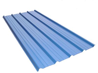 RAL5015 azuis pré-pintados azulejos e painéis de telhado trapezoidais folha ondulada Valspar HDP 30 anos de garantia