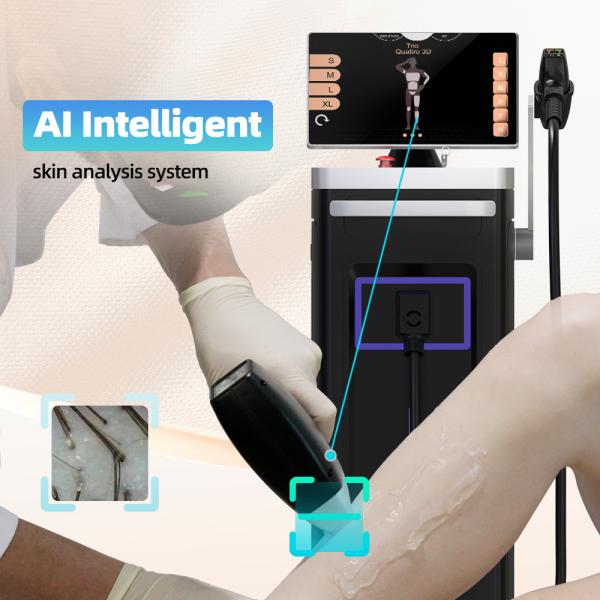 808nm/755 808 1064 940 Manual do utilizador Máquina de remoção de pelos a laser a diodo de vídeo