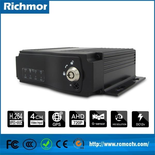 AHD HDD Mobile DVR For Car 4CH With GPS WIFI G-Sensor RS485 RS232 RJ45 1080p Record 256GB X 2 Storage