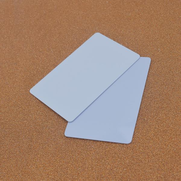 CR80 30 Mil White Plastic PVC Card , Blank Magnetic Stripe Card Hi Co for Id Badge
