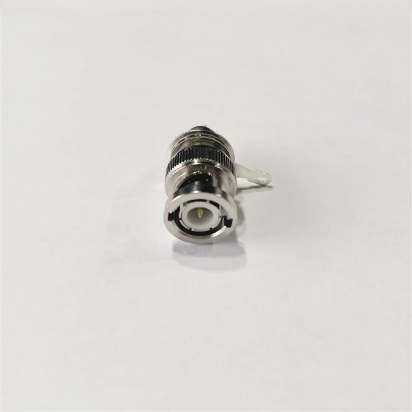 Bulkhead RF Coaxial Connectors PCB BNC Male Solder Connector DC-4GHz
