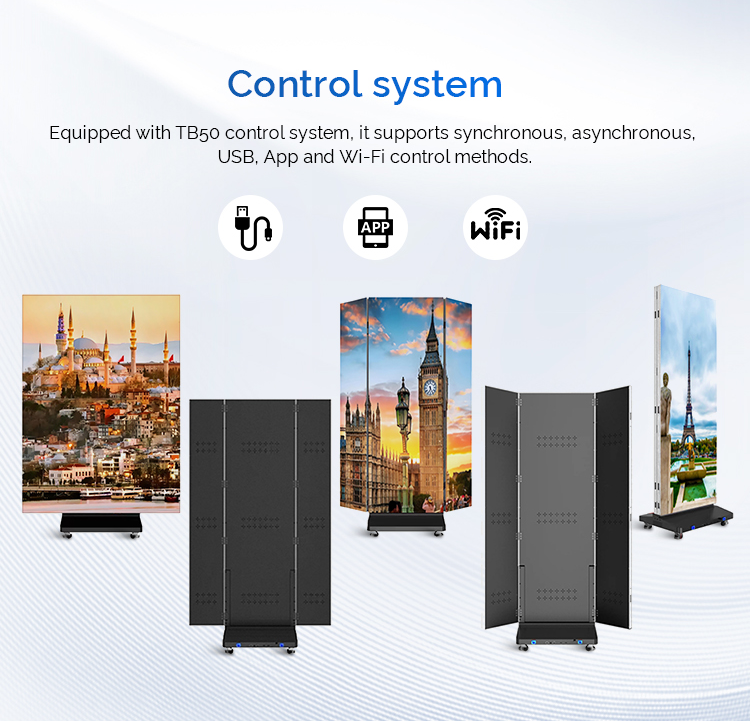 Factory Customized High Resolution LED Commercial Advertising Display Screen LED Poster Screen