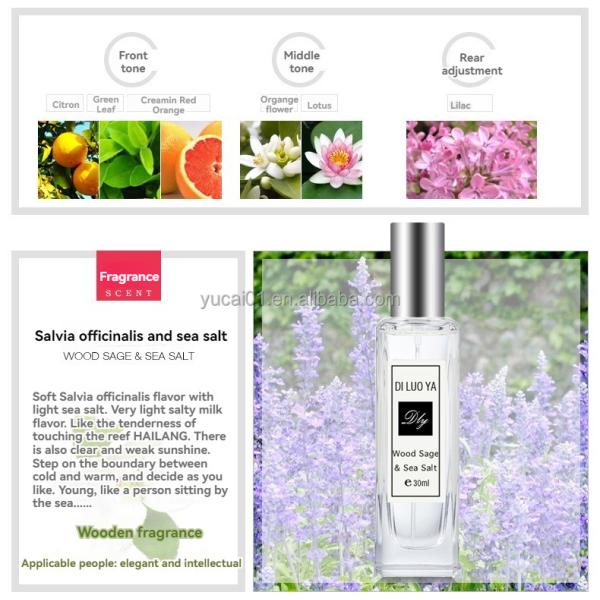 Floral Scent French Niche Perfume Set for Women 30ml Eau de Toilette Long Lasting