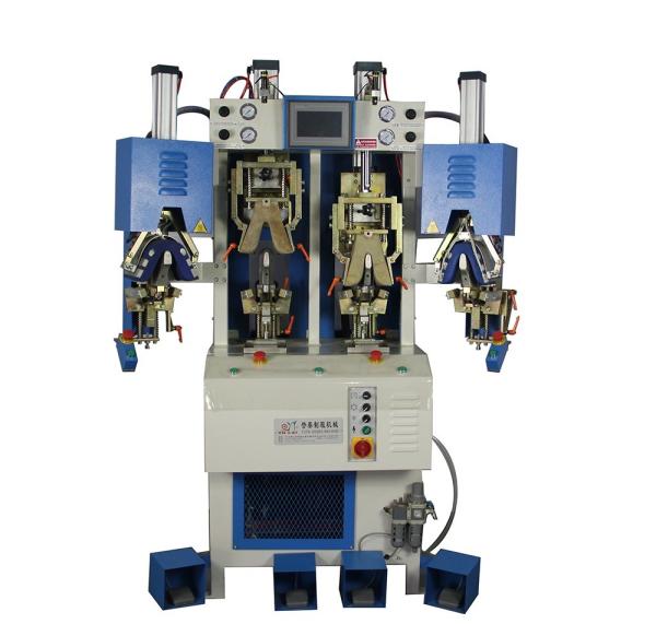 Highly Precise Cold Hot Back Part Molding Machine 680 Aircons 0.6Mpa For Shoe Manufacturing