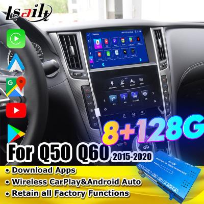 Lsailt Android Infotainment Module para Infiniti Q50 Q60 2014-2020 Interface CarPlay, Caixa de Navegação Android