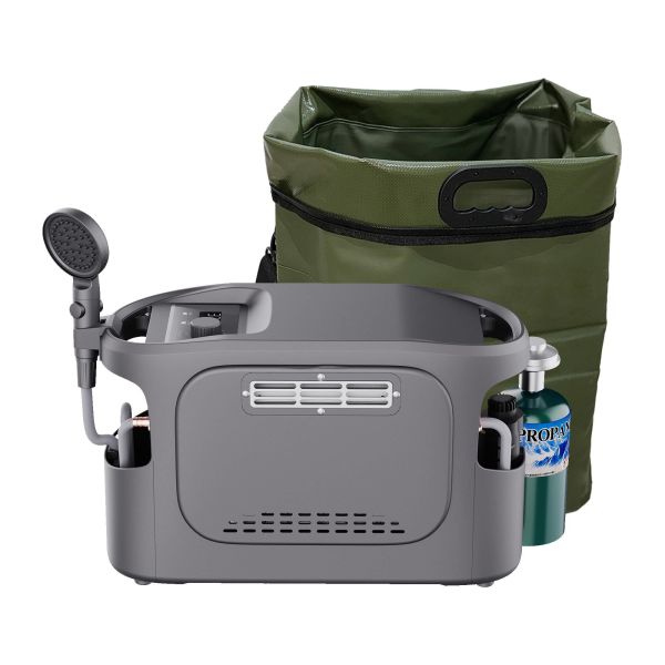 Camping Food Washing Portable Gas Water Heater With Pump Lightweight
