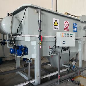 Wastewater Treatment With Solid-Liquid Separator Air Blow Floatation Unit And Dissolved Air Flotation DAF Unit