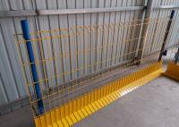 Barrières de protection de bordure thermolaquées, hauteur 1,2 m